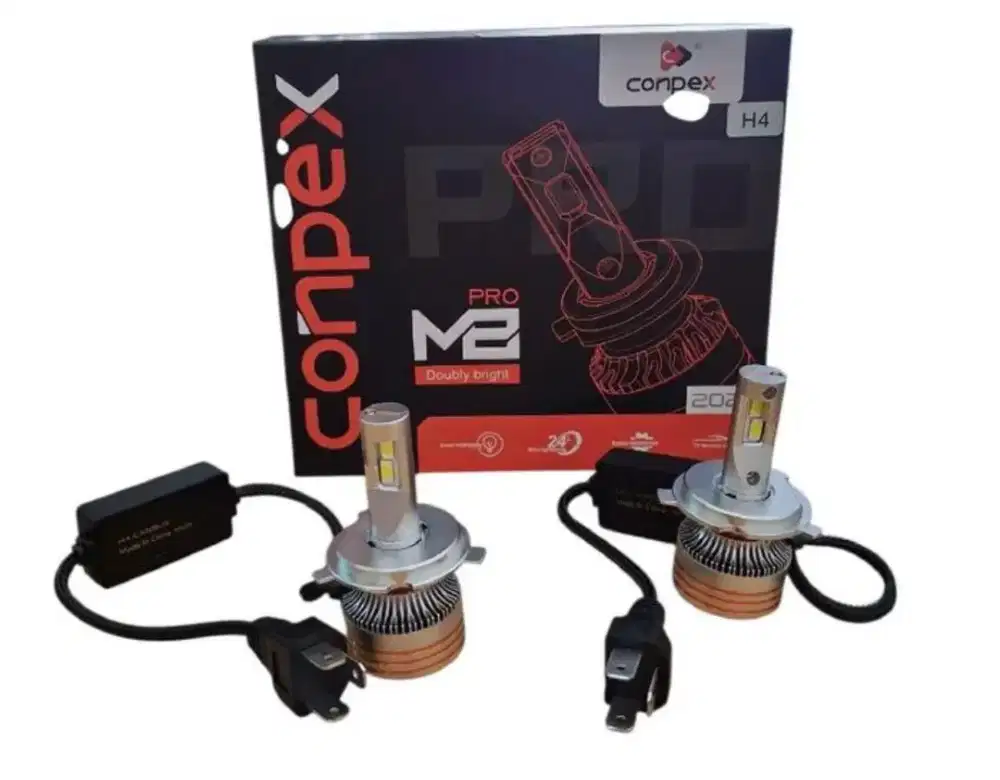 Lampu Led Merk Conpex Seri Tinggi M8 Pro H4, Sepasang
