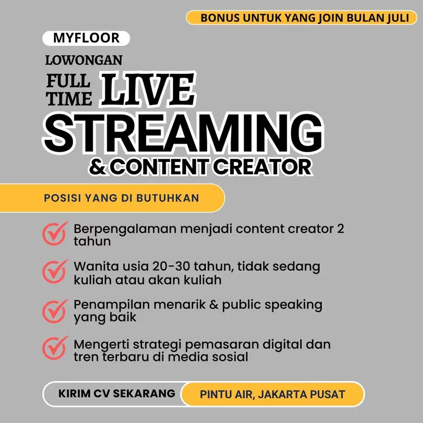 Live streaming & content creation