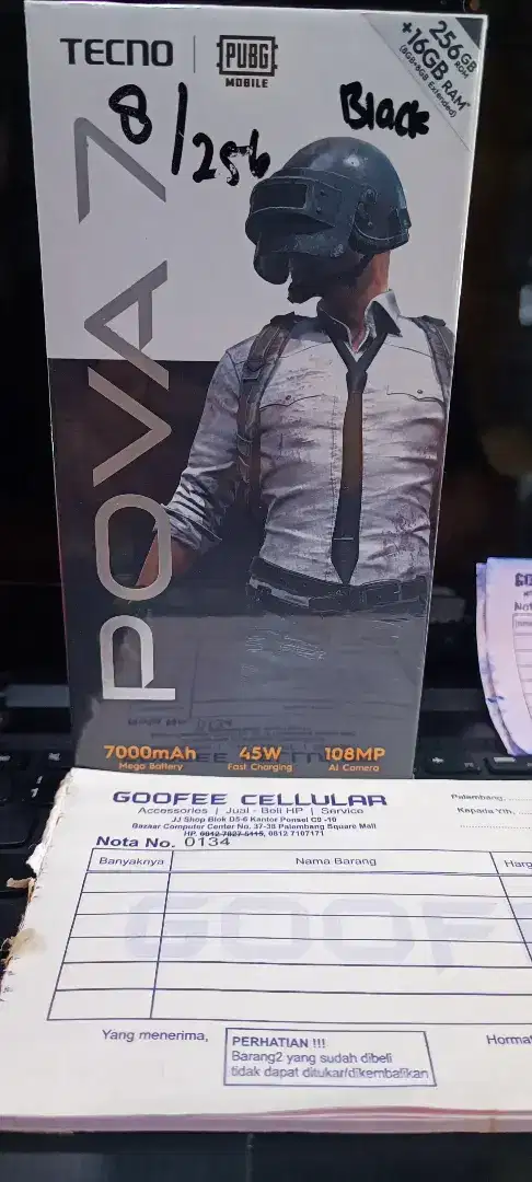 Tecno Pova 7 8/256GB resmi