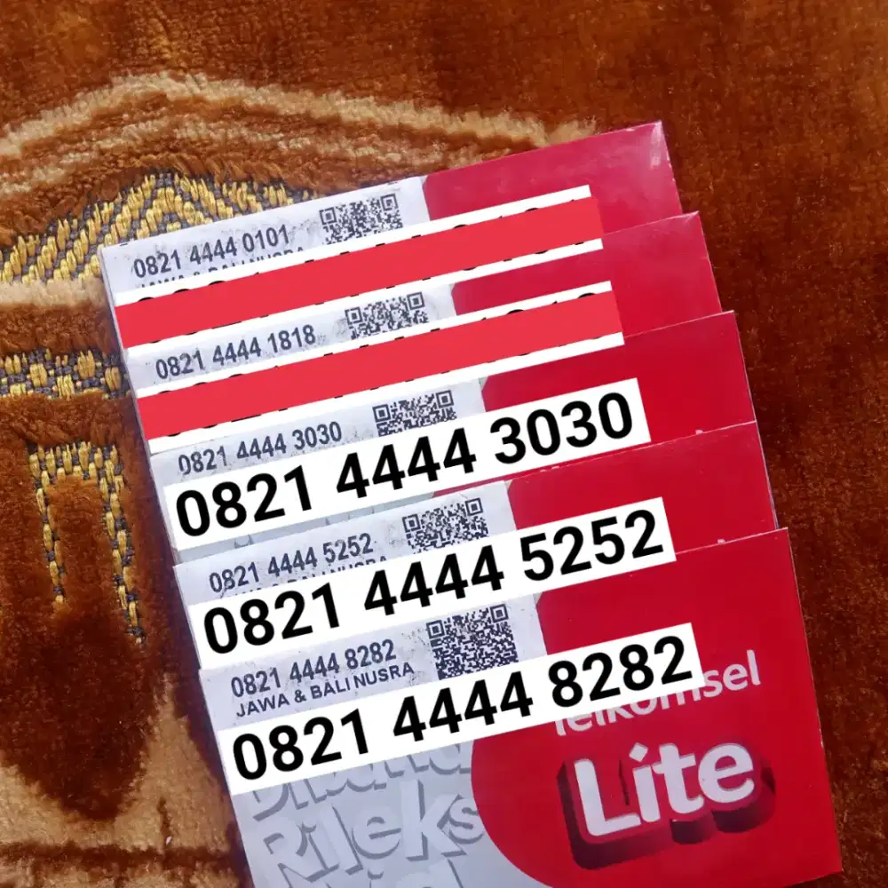 Nomor Cantik Telkomsel 4444 ABAB