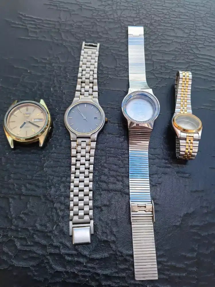 Bahan part original jam Seiko lawas Mido commander