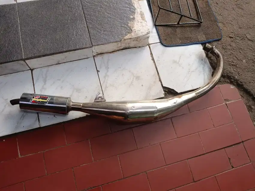 Knalpot Satria 2 tak Merek Andy Speed