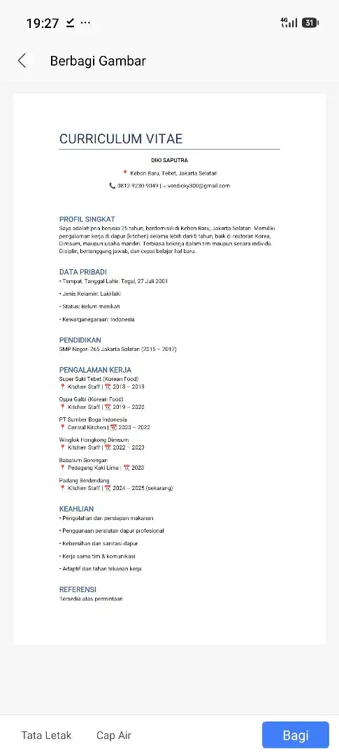 Mencari kerja apa sajaa