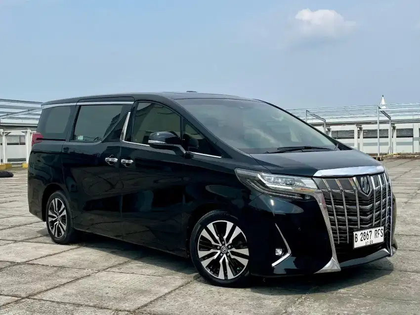 Toyota Alphard G 2.5 AT. Tahun 2020. Hitam. Low km. Perfect cond
