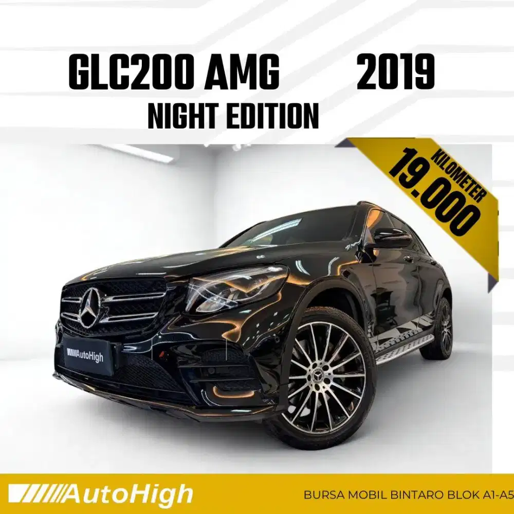 DP10% [Km19.000] GLC200 AMG 2019 Black / GLC 200 Reg 2020 #AUTOHIGH
