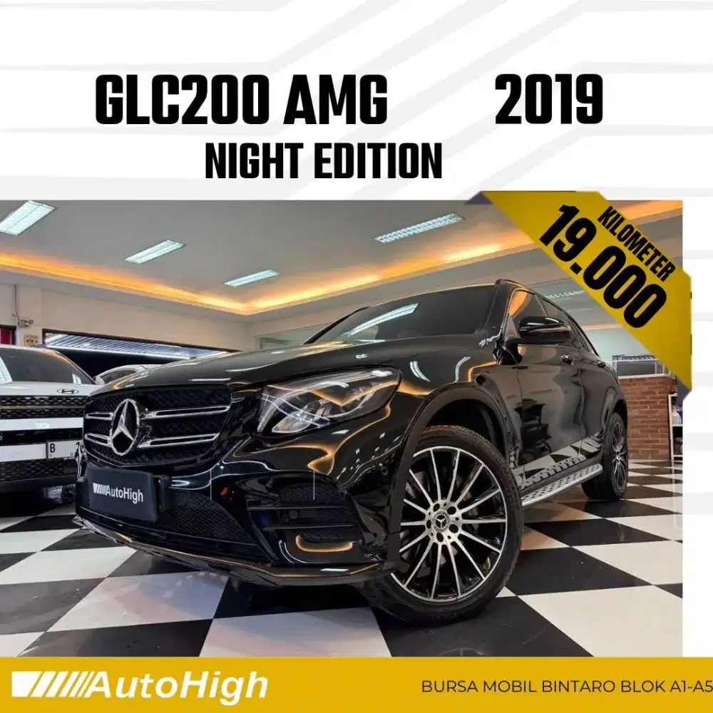 DP10% [Km19.000] GLC200 AMG 2019 Black / GLC 200 Reg 2018 #AUTOHIGH