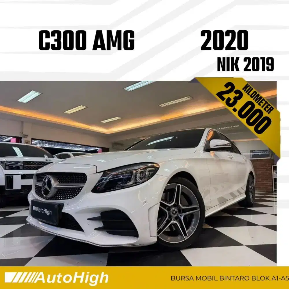 DP10% [Km23.000] C300 AMG 2019 White / C200 Reg 2020 #AUTOHIGH
