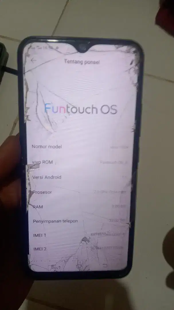 Di jual BU cepat hp Vivo ram 3/32, minus sesuai posting,lok jakpus