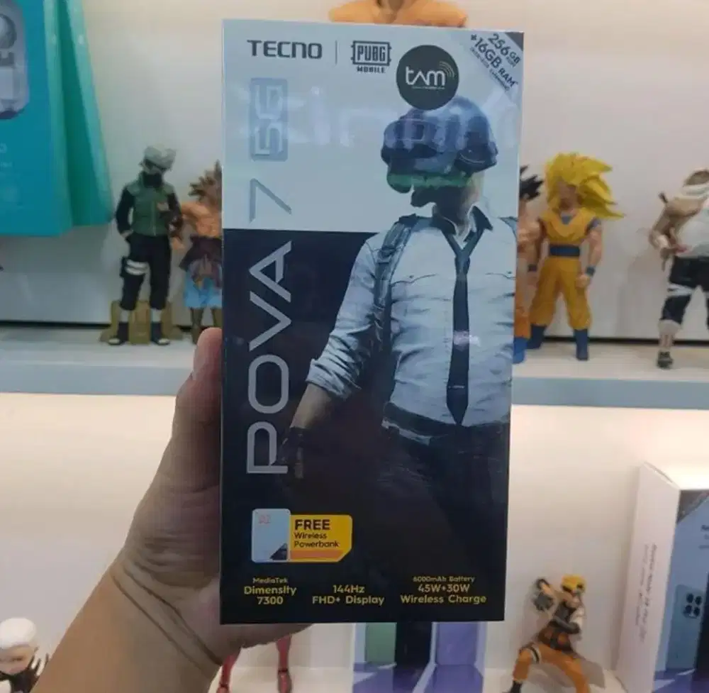 TECNO POVA 7 5G 8/128=256 BARAU ORIGINAL GARANSI RESMI 12 BULAN