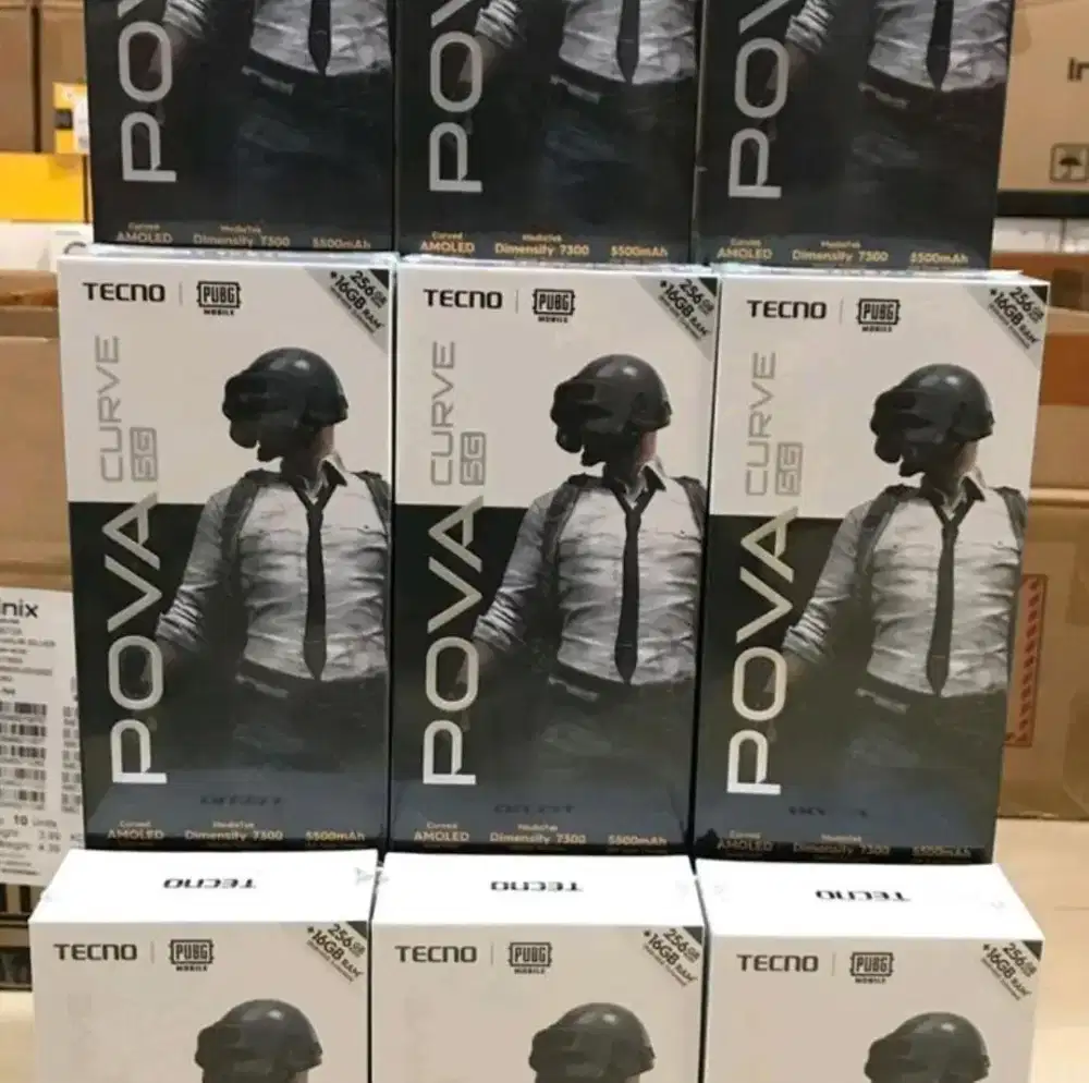 TECNO POVA 7 CURVE 5G 8/256 BARU ORIGINAL GARANSI RESMI 12 BULAN