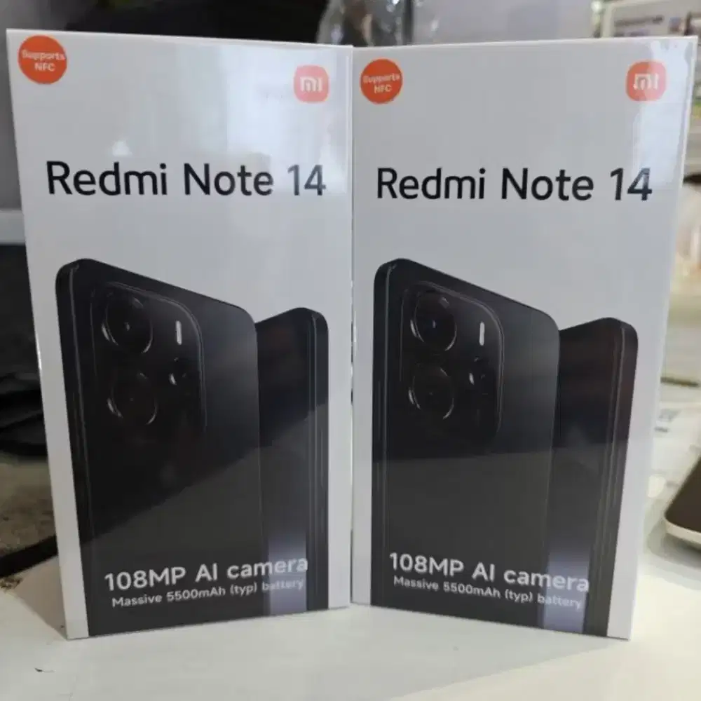 REDMI NOTE 14 4G 8/128 BARU ORIGINAL GARANSI RESMI 12 BULAN
