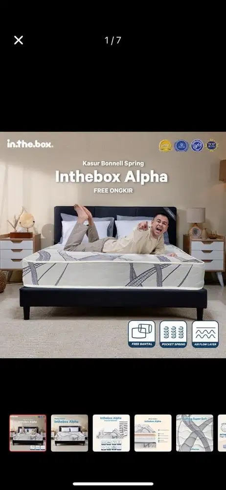 dijual springbed uk 120 x 200