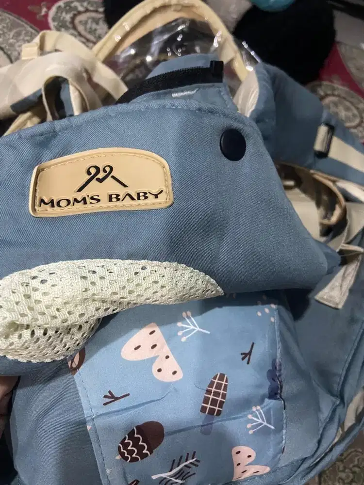 moms baby gendongan hipseat woody