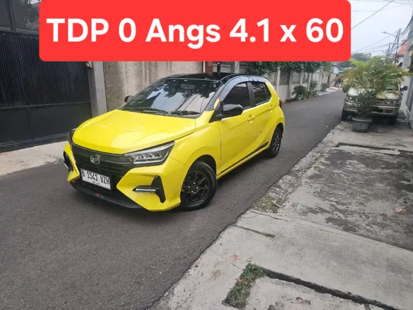 TDP 0 Angs Termurah All New Ayla R ADS 2024 Metic Kuning Low Km