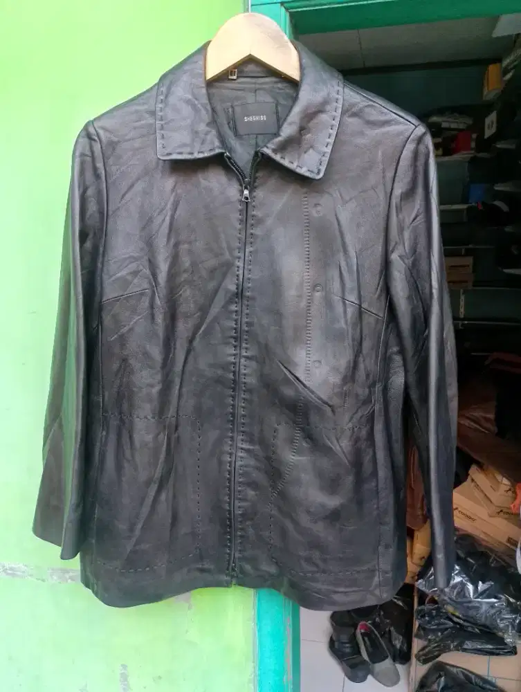 Jaket Kulit Domba Sulam Shesmiss