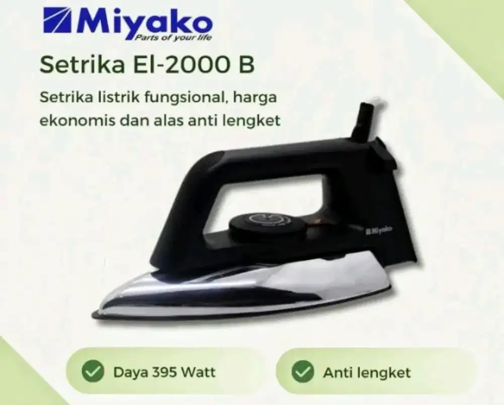Setrika Miyako El-2000B