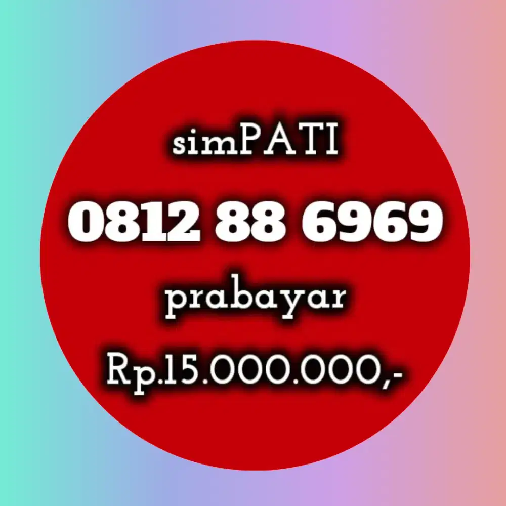 NOMOR CANTIK KOLEKSI SIMPATI 6969