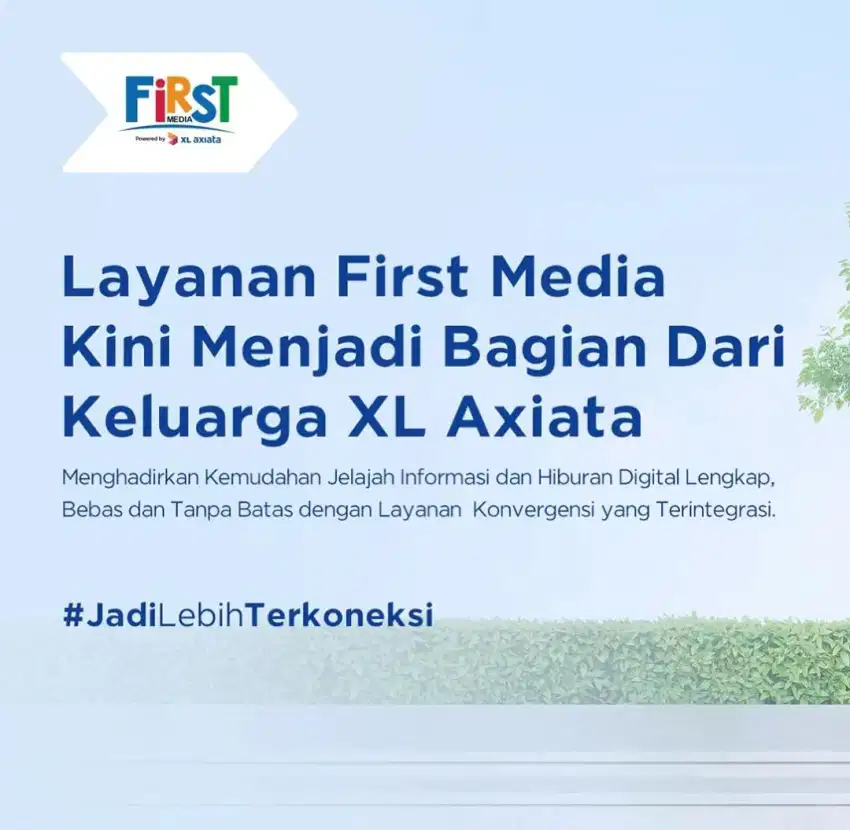 First Media Internet WiFi Unlimited JABODETABEK XL AXIATA FIRSTMEDIA