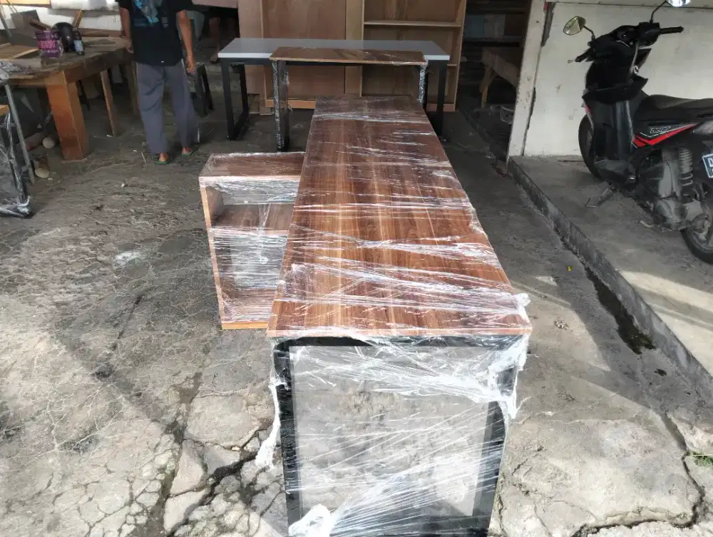 twin desk +rak custom