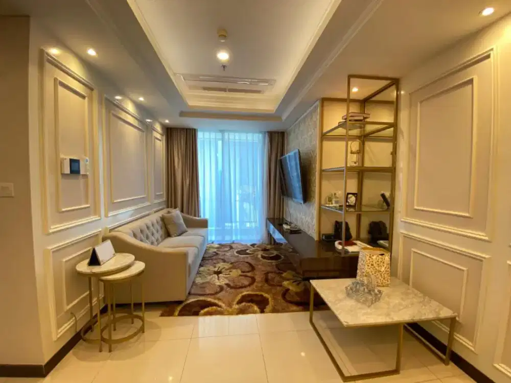 Dijual Cepat BU Apartment Casagrande Tower Baru 3 BR Full Furnish Nego