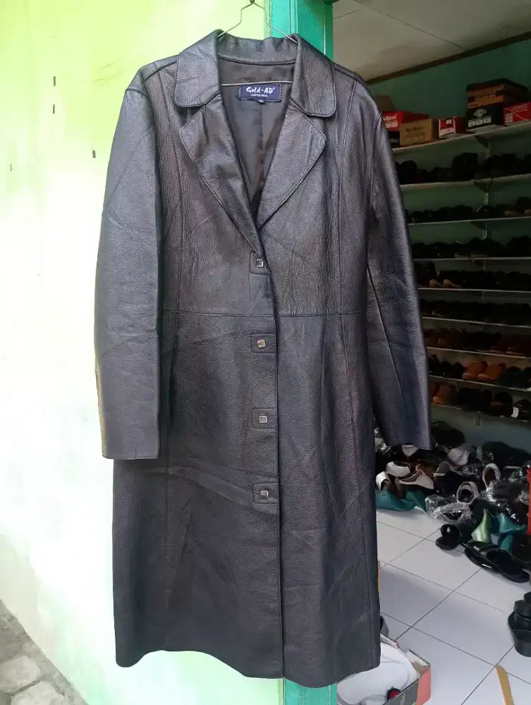 Jas Long Kulit Domba Gold AD