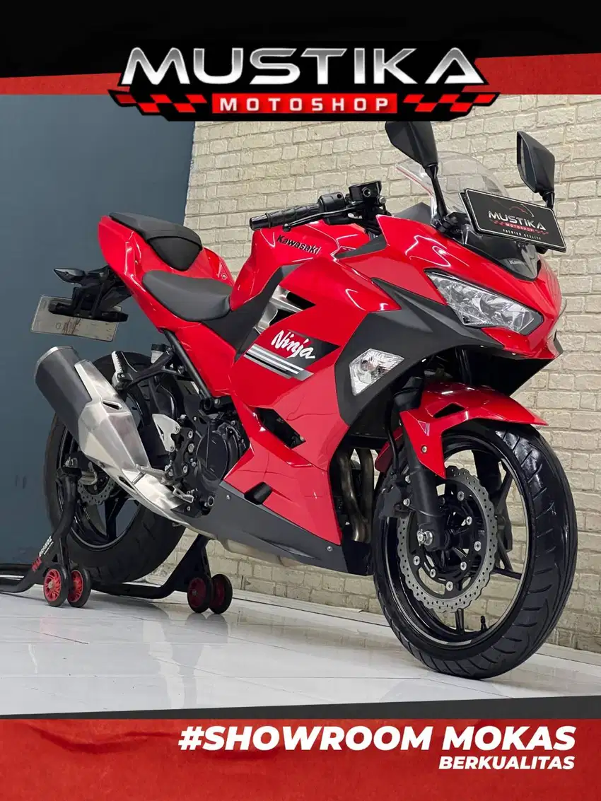 Odo 8rb Simpenan!!Kawasaki Ninja 250 Fi 2022 Red N Asli Mulus-Mustika
