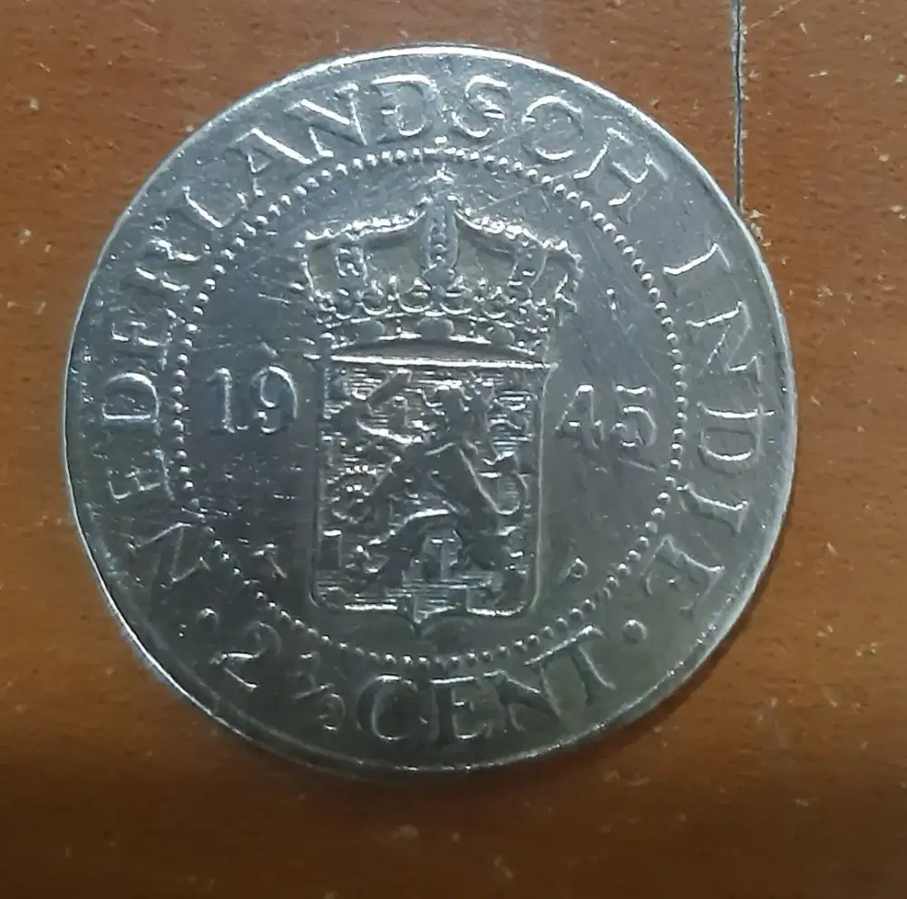 Koin kuno 2.5 cent tahun 1945