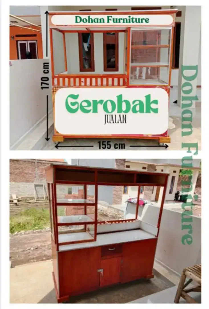 Jual gerobak like new