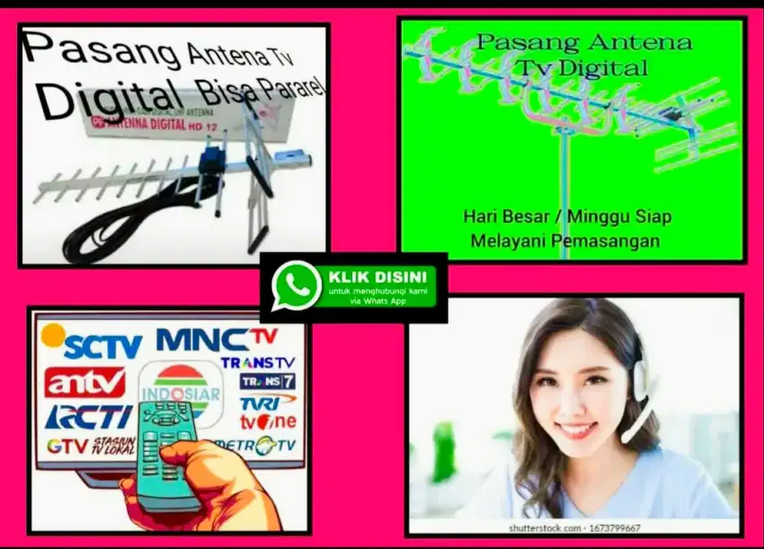 Gerai Terdekat Pemasangan Sinyal Antena STB Frekuensi Digital