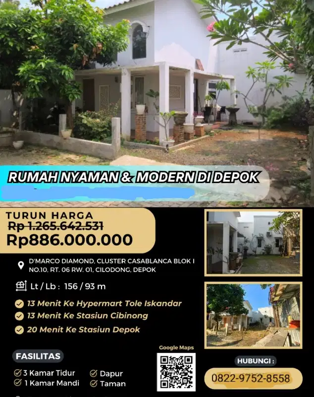 jual murah rumah melalui lelang negara