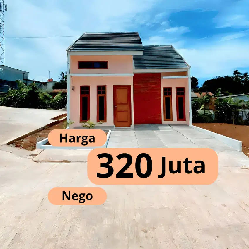 Rumah Murah 10 Menitan Dari Stasiun Cilebut