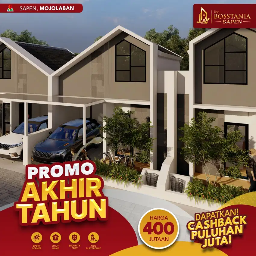 Desain Minimalis di Perumahan Mewah 1 Lantai Dekat RS Moewardi Solo