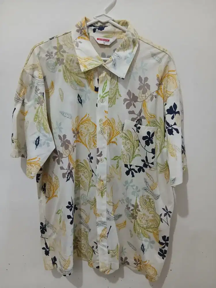 Kemeja Korea green joy xl