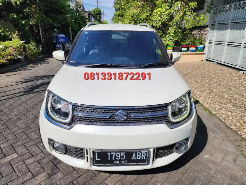 SUZUKI IGNIS 1.2 GX MATIC 2017 PUTIH TANGAN PERTAMA ASLI SURABAYA