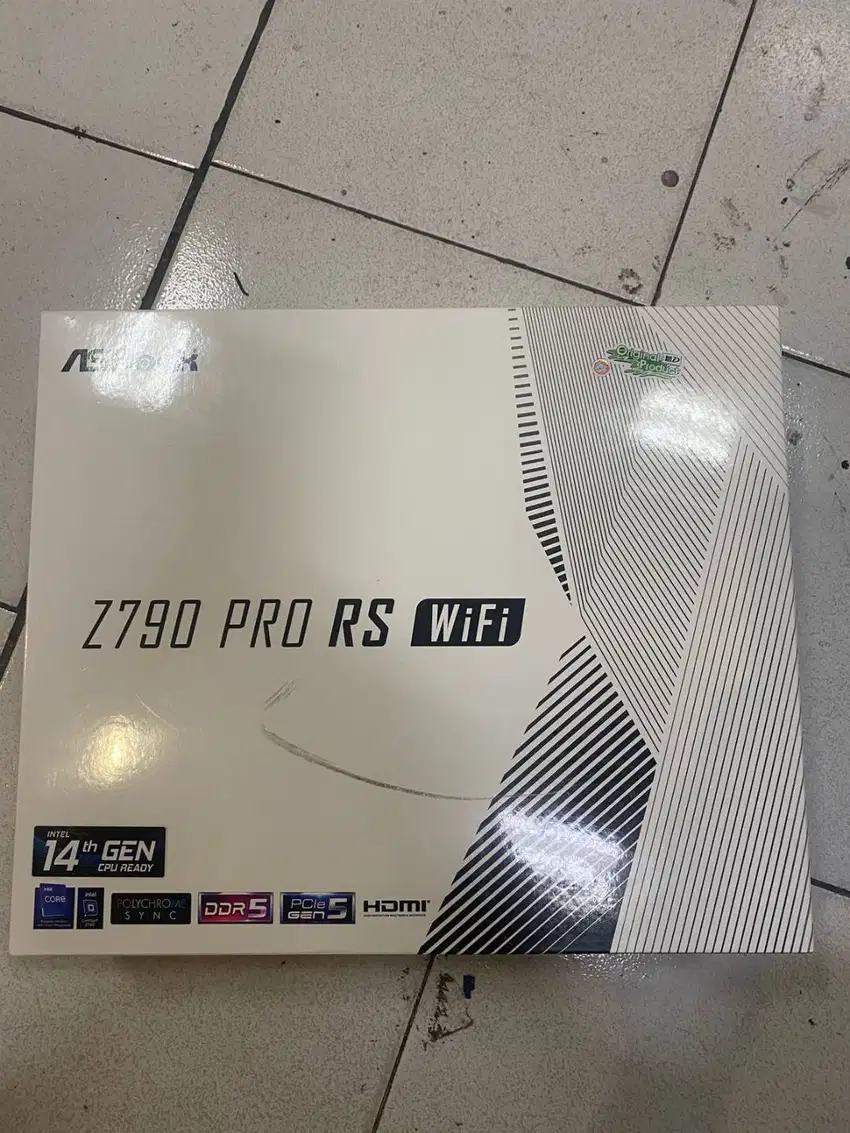 Motherboard Asrock Z790 Pro RS Wifi dan Processor Intel Core i5 14400