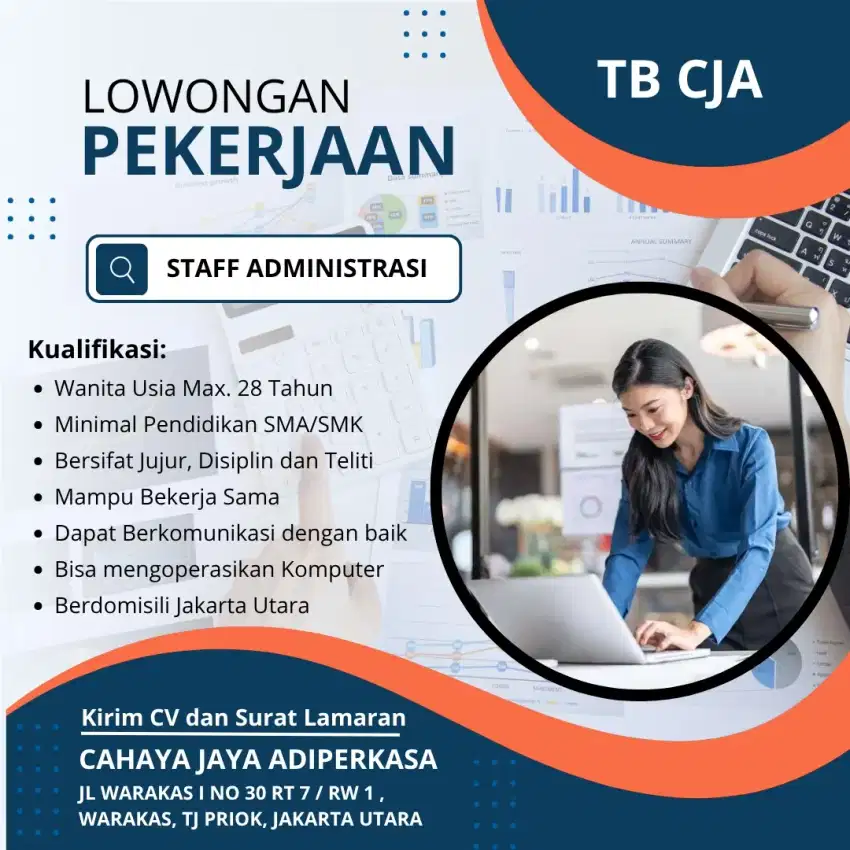 LOWONGAN KERJA STAFF ADMIN