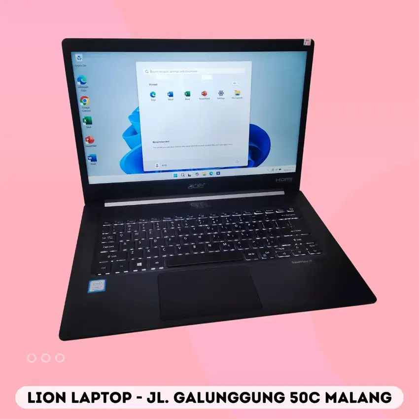 RINGAN&SLIM RAM 16GB i7 gen8 SSD 256GB Acer Travelmate X514 [23|07]