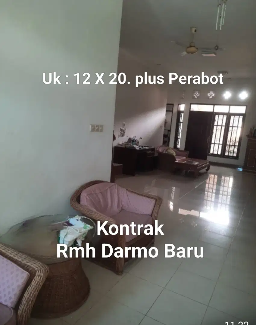 Kontrak plus perabot rmh Darmo Baru