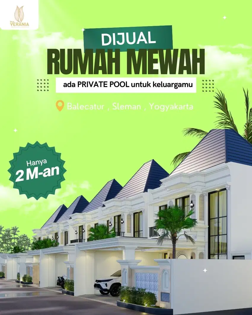 Rumah 2 Lantai Jogja Di Jalan Wates Km 8 Plus Kolam Renang