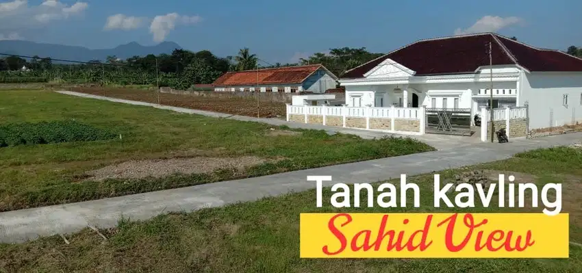 TANAH KAVLING SIAP BANGUN VIEW GUNUNG SALAK BOGOR