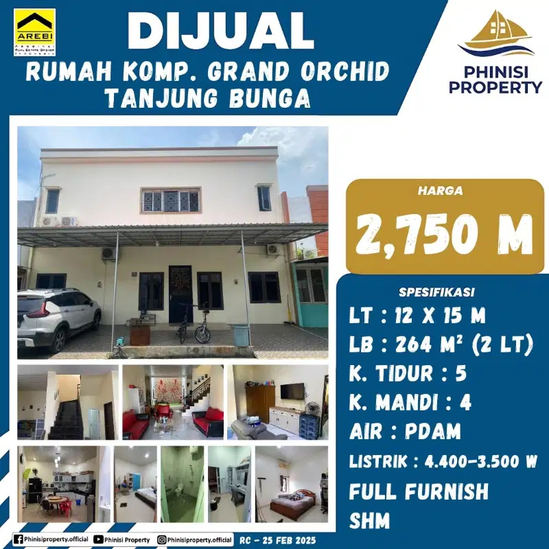 Perumahan Grand Orchid Tanjung Bunga 2 lantai