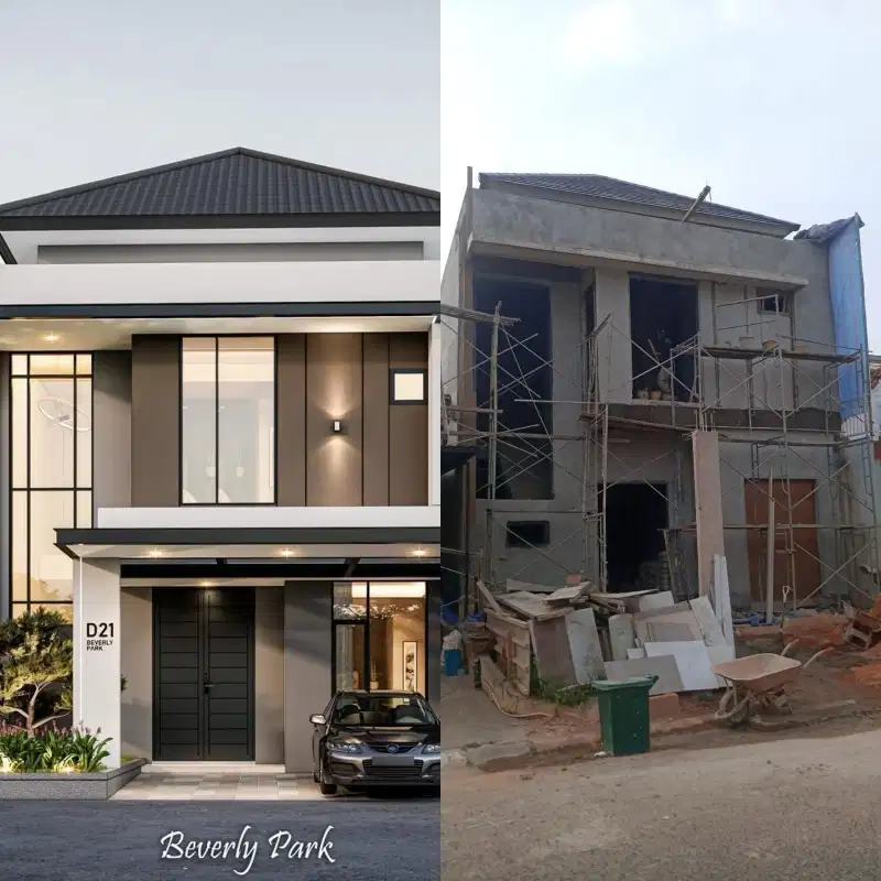 Di jual rumah baru fully furnished