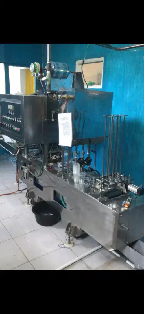 Jual mesin filling cup dan filling botol