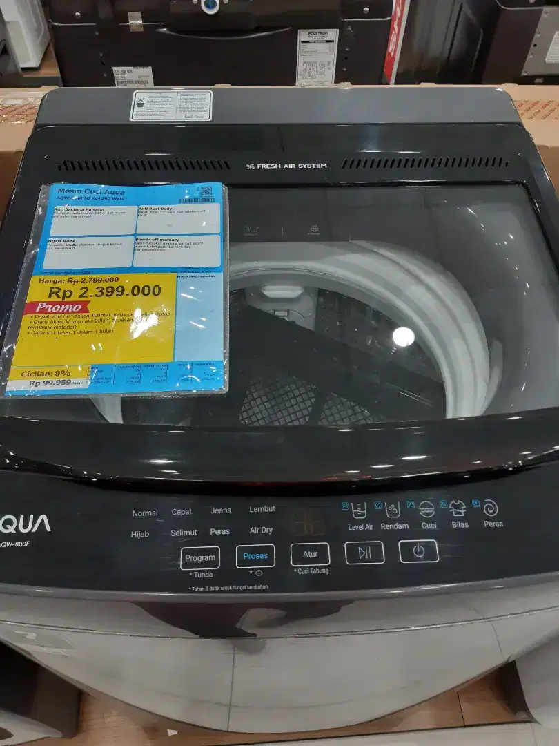 MESIN CUCI MERK AQUA