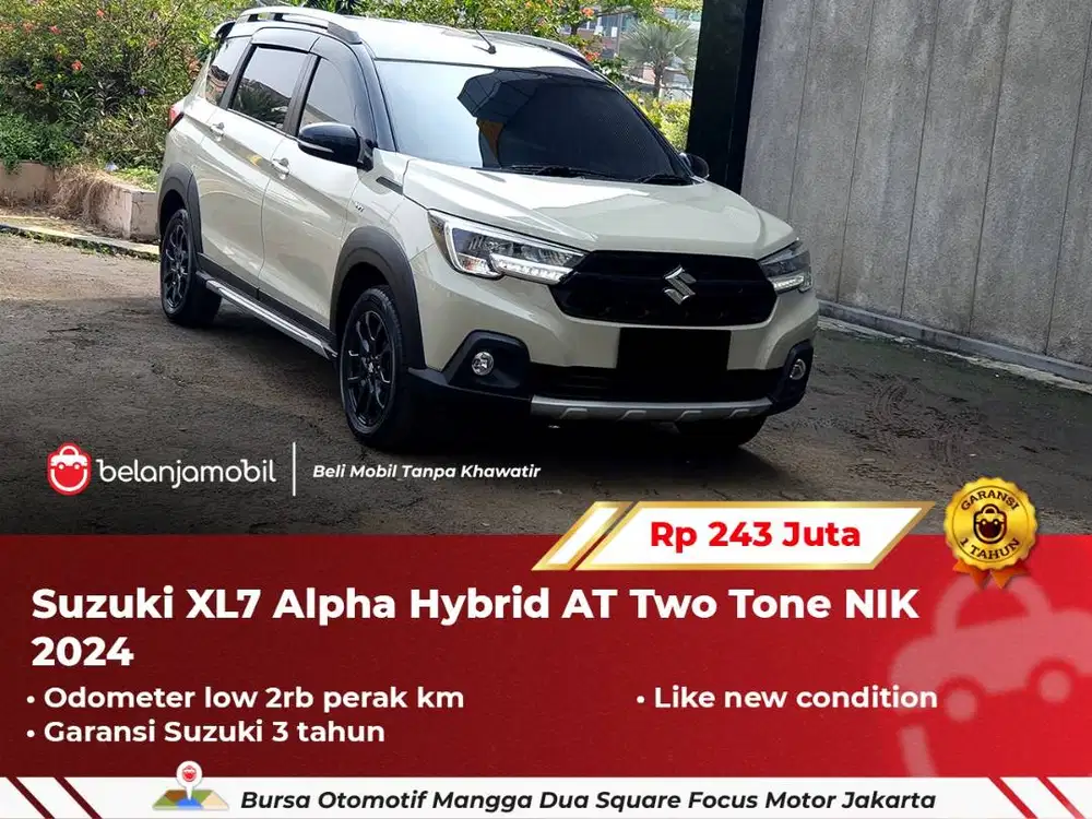 [ LOW KM ] Suzuki XL7 XL 7 Alpha Hybrid AT Two Tone 2024/2025