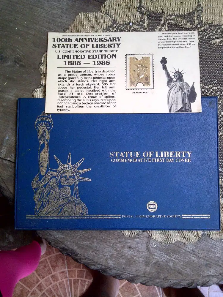 Perangko Emas Liberty