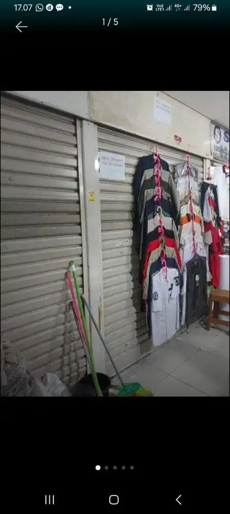 Dijual kios prospek pembeli