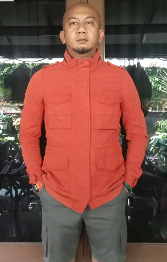 Jaket parka military size M body fit