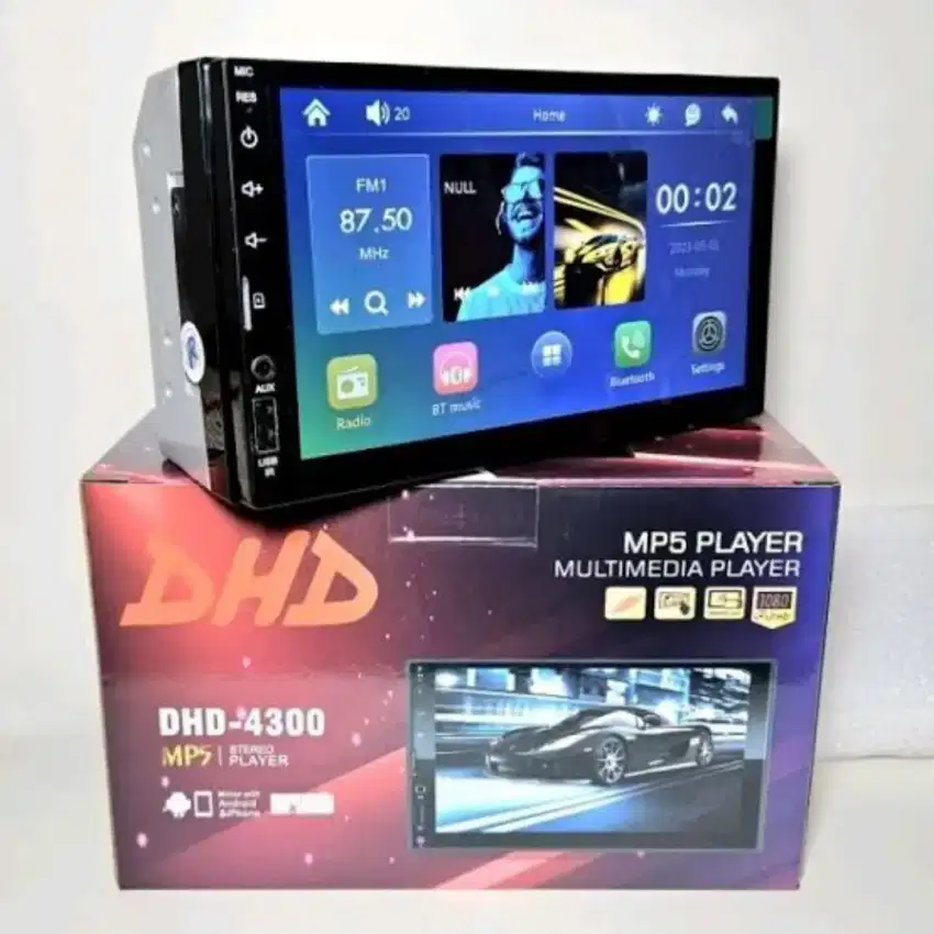 TAPE TIP HEAD UNIT DOUBLE DIN LAYAR MP5 7 INCI