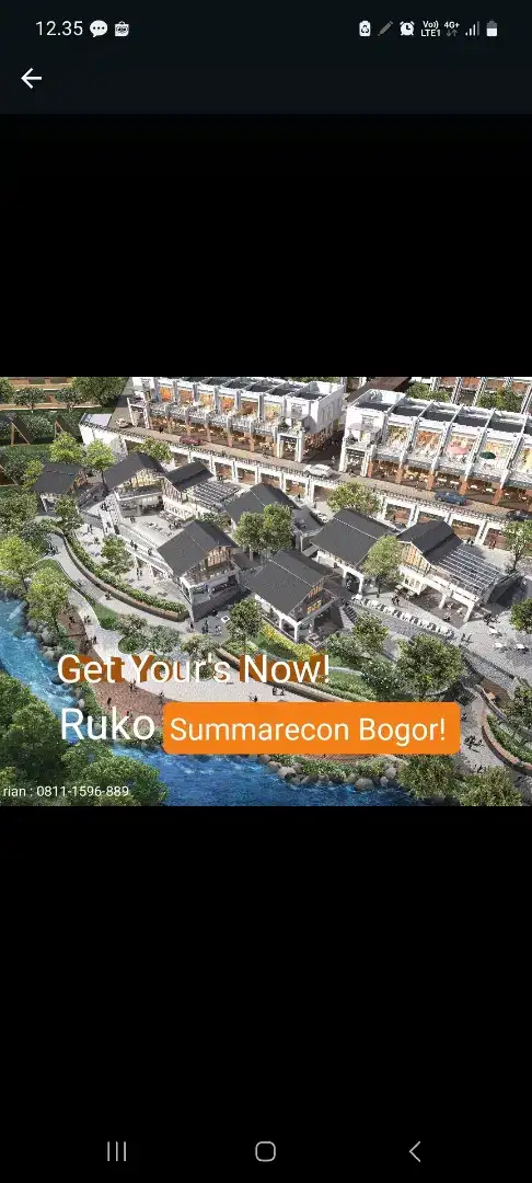 Dijual Ruko Centeria Square - Deluxe
